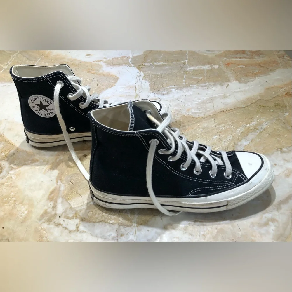 Converse Chuck 70’s Black High-Tops - Picture 3 of 8